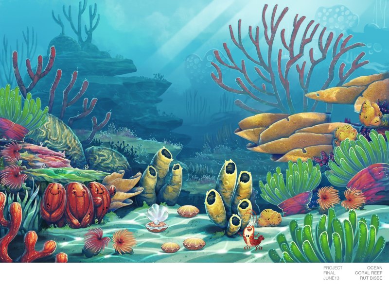 Рисование Морское дно