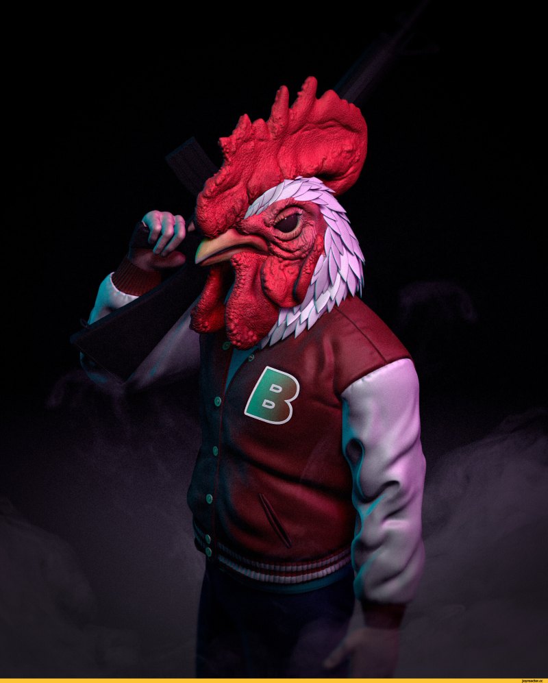 Hotline miami джекет без маски арт