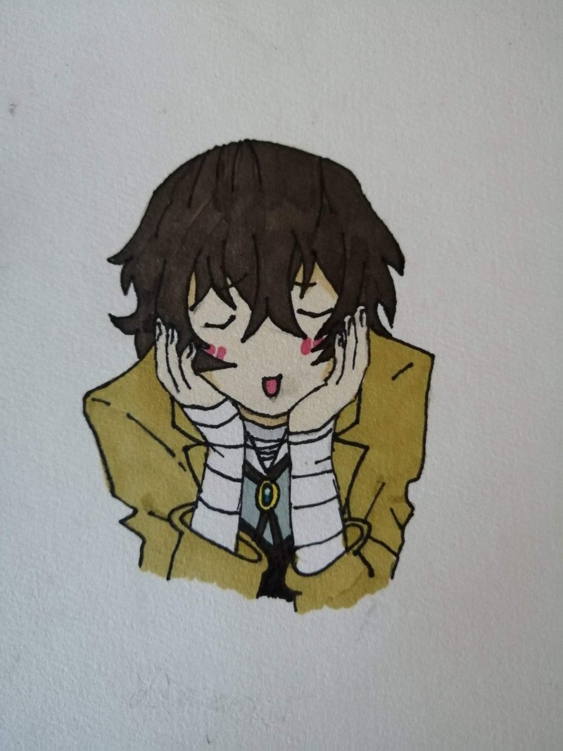 Дадзай Осаму легкий арт