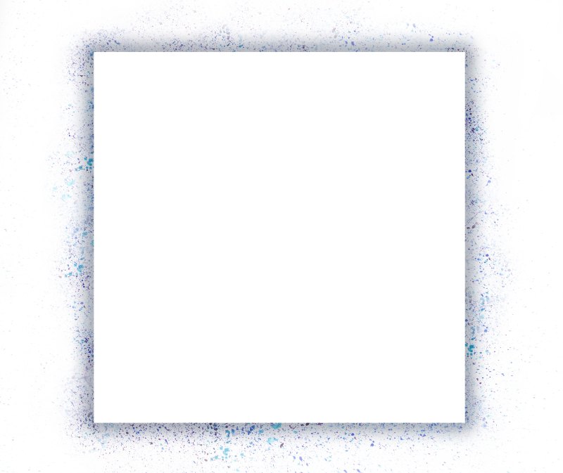 Квадрат рамка на белом фоне