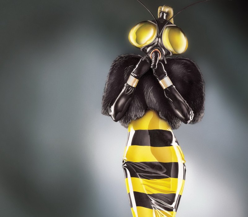 Смешная пчела