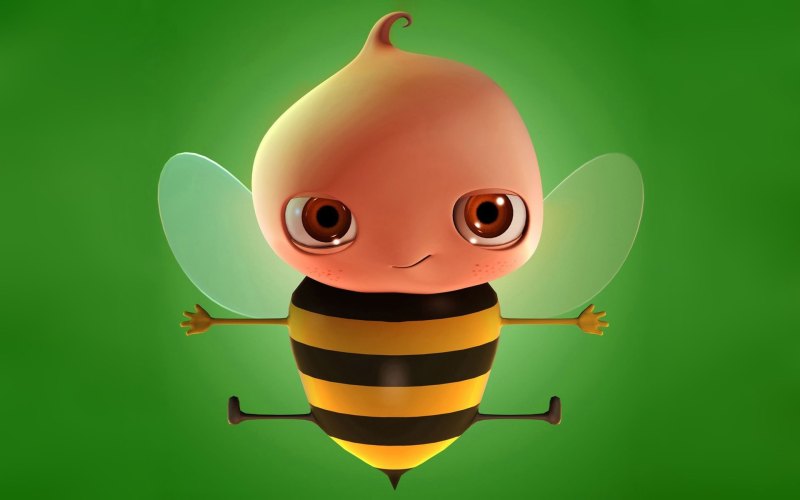 Смешная пчела