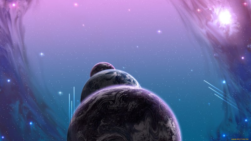 Фиолетовая Планета арт