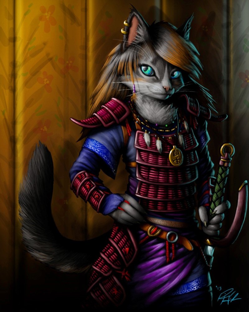 Furry Самурай