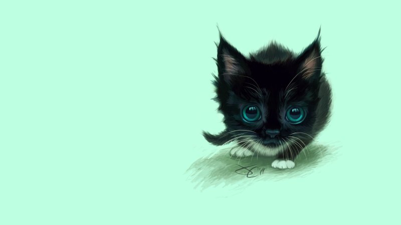 Котенок арт