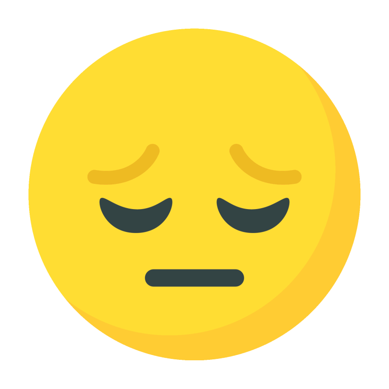 Обиженный смайлик