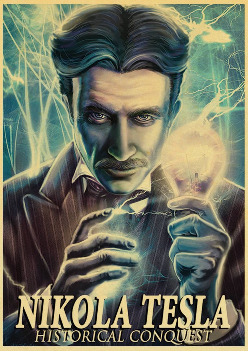 Никола Тесла плакат