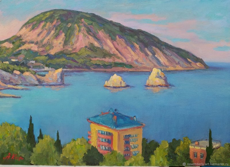 Гора Аю-Даг медведь-гора живопись
