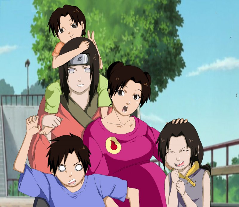 Наруто и тентен семья