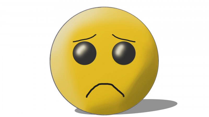Печальный смайлик