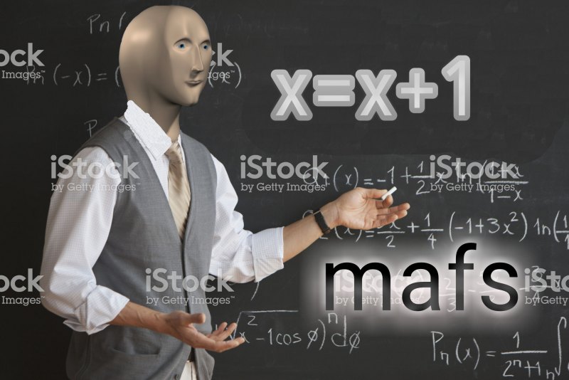 Math Мем Stonks
