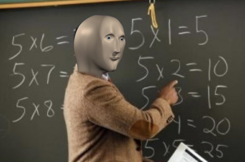 Stonks учитель