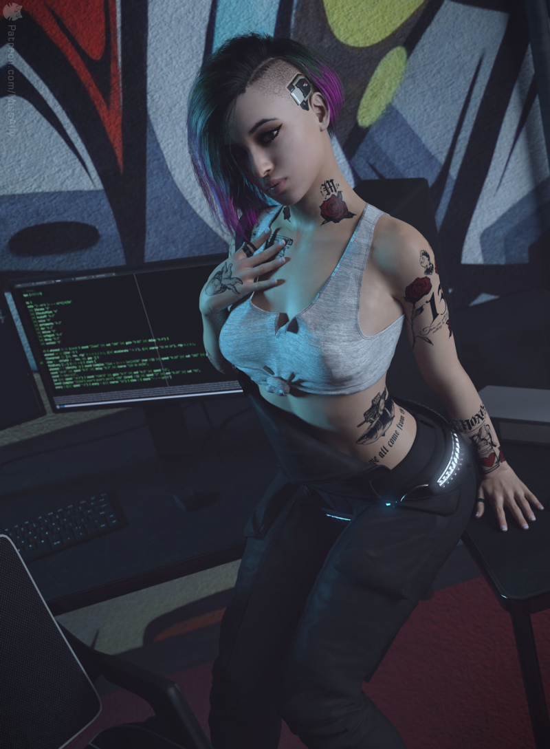 Cyberpunk девушка джеки фото 102