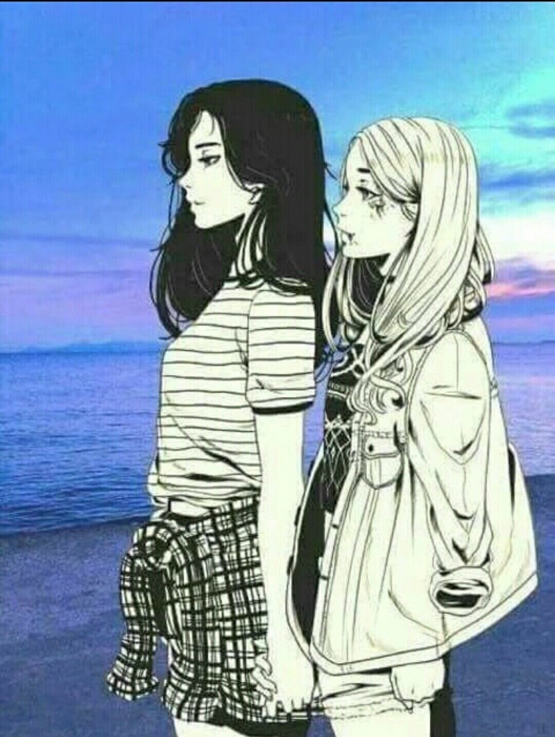 Аниме подруги Эстетика