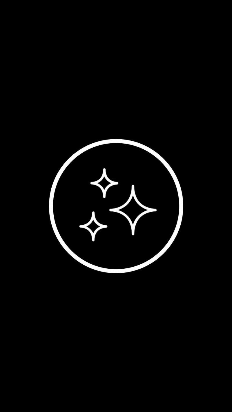 Черные значки для актуального