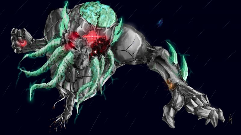 Terraria Moon Lord арт