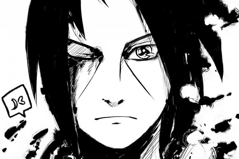 Аниме Итачи плачет