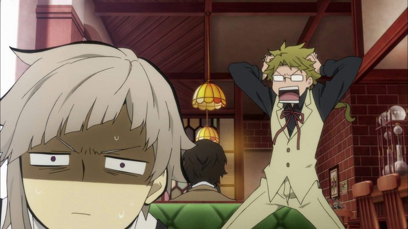 Аниме Великий из бродячих псов приколы