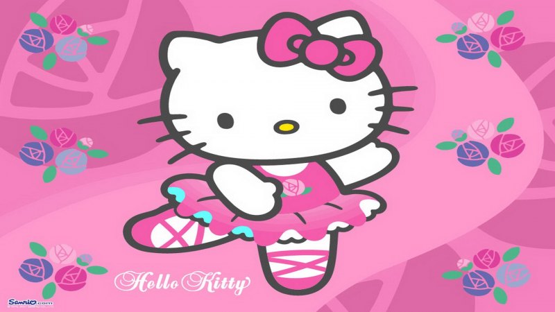 Фото черная hello kitty