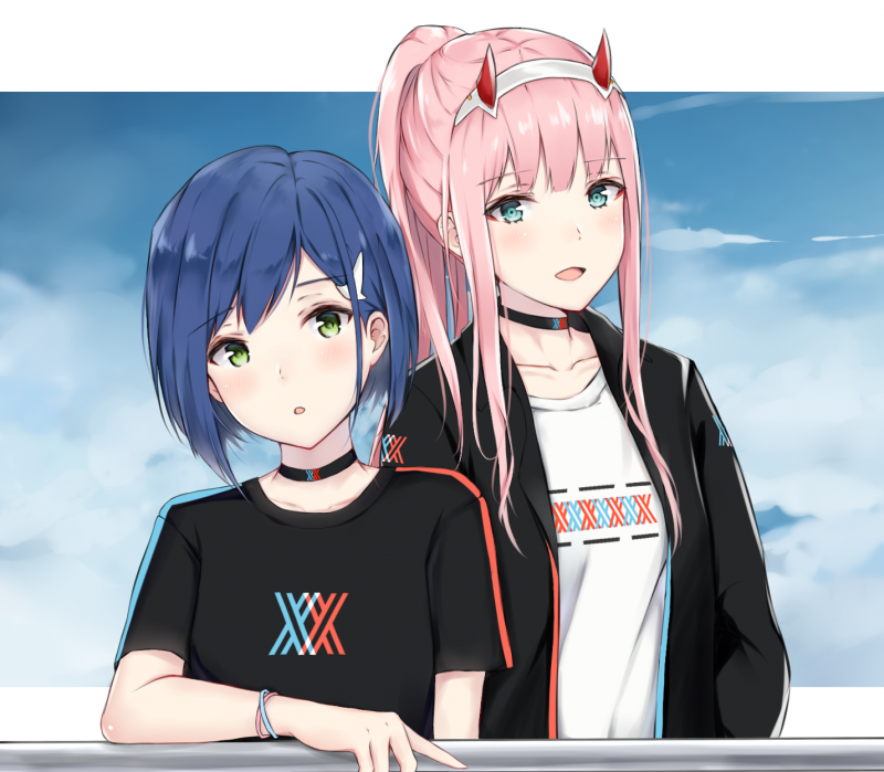 002 И Ичиго Darling in the FRANXX