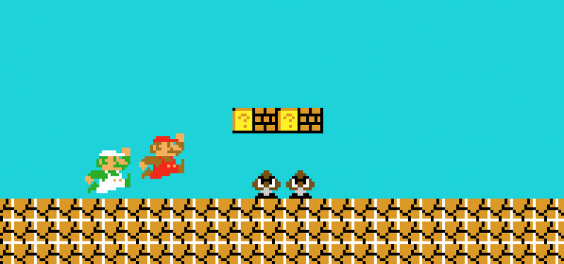Super Mario Bros пиксель
