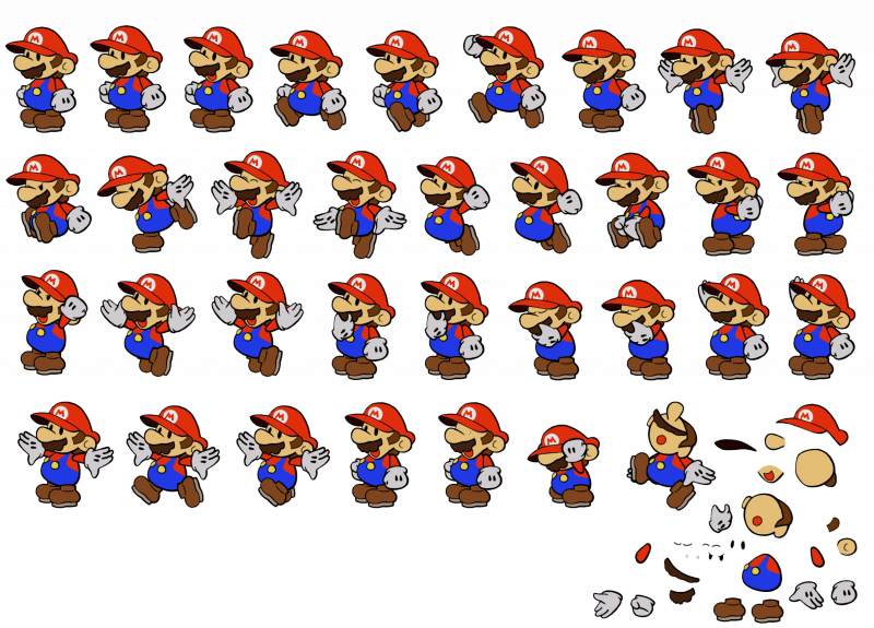 Super Mario Bros спрайты