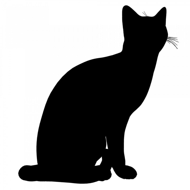 Силуэты котов