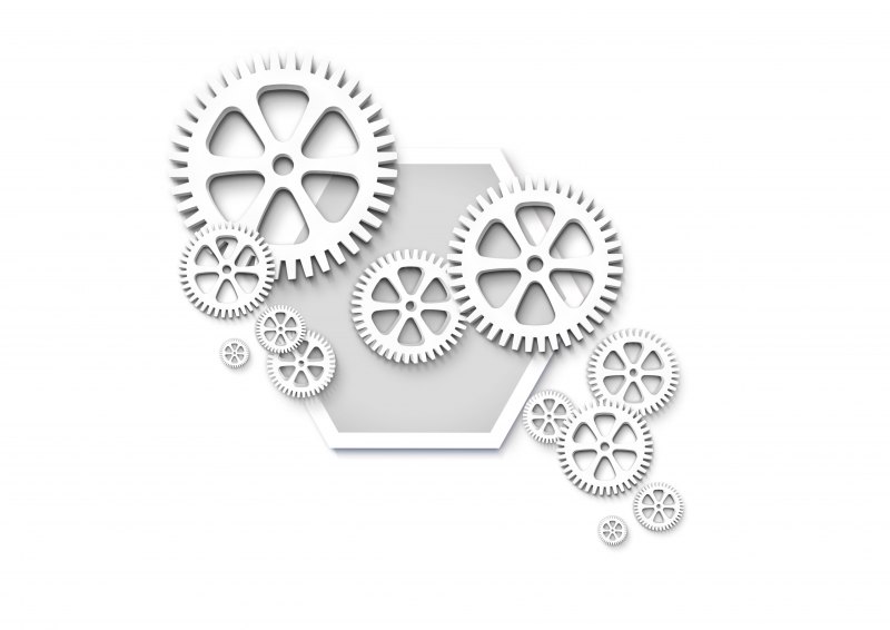 Шестеренка прозрачная