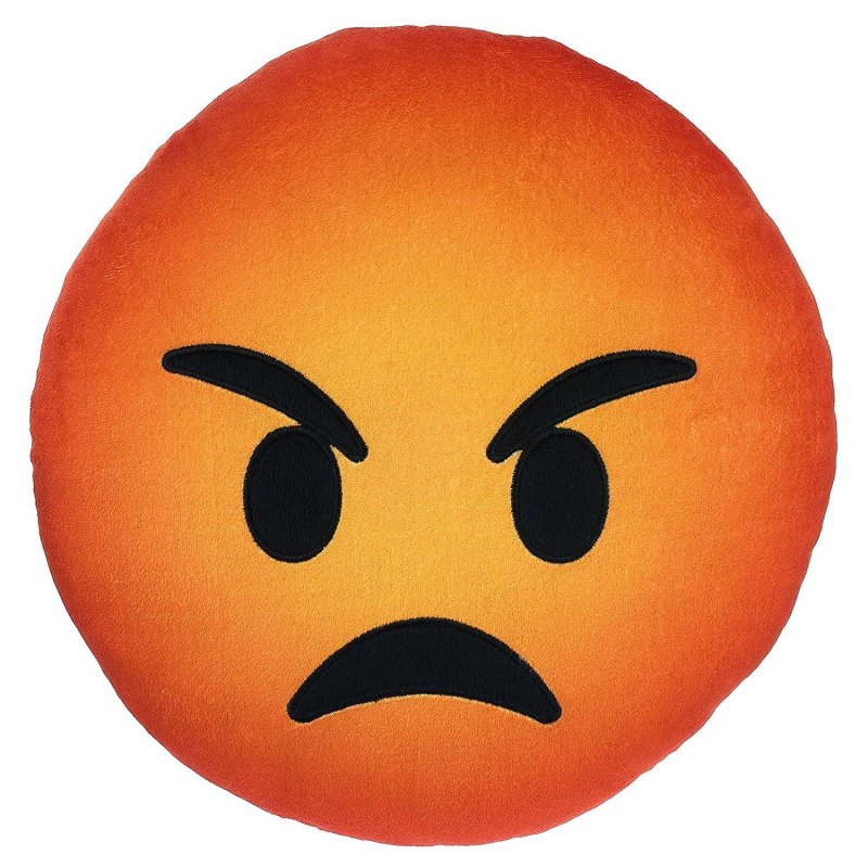 Красный смайлик