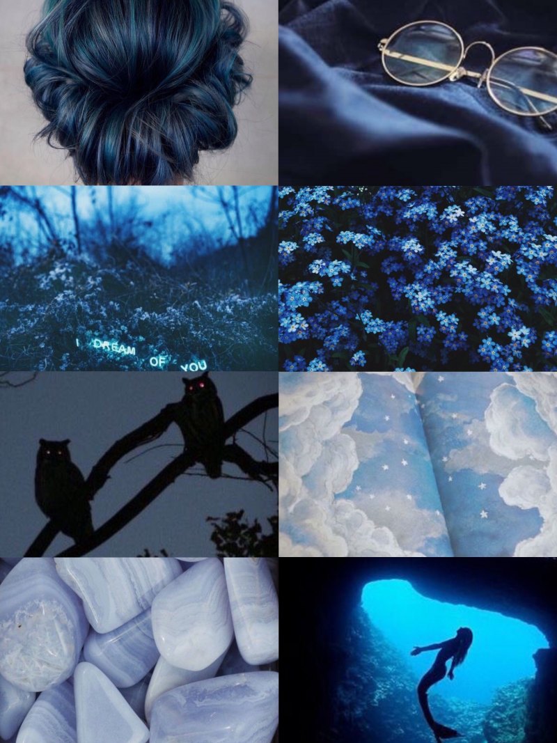 Эстетика в синих тонах