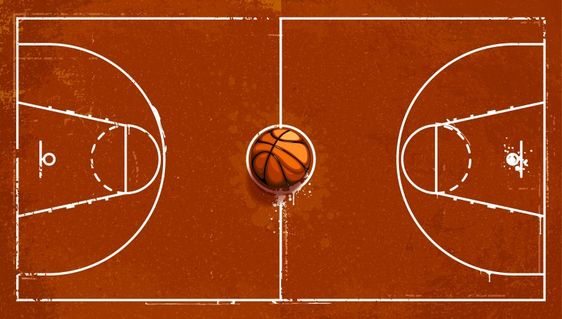 Баскетбольная площадка текстура