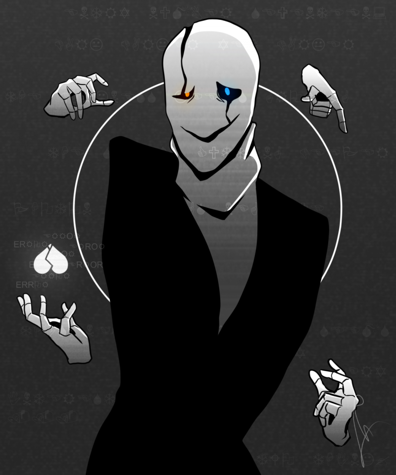 Рука санса. Доктор Вингдингс Гастер. Гастер андертейл. Gaster из Undertale. Доктор Гастер Undertale.