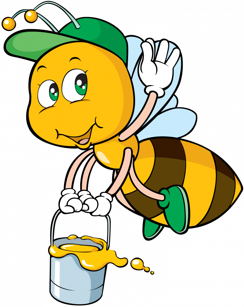 Нектар рисунок. Пчела рисунок. Пчелка рисунок для детей. Пчелка с ведром. Пчела мультяшная.