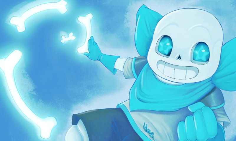 Блу Санс злодей