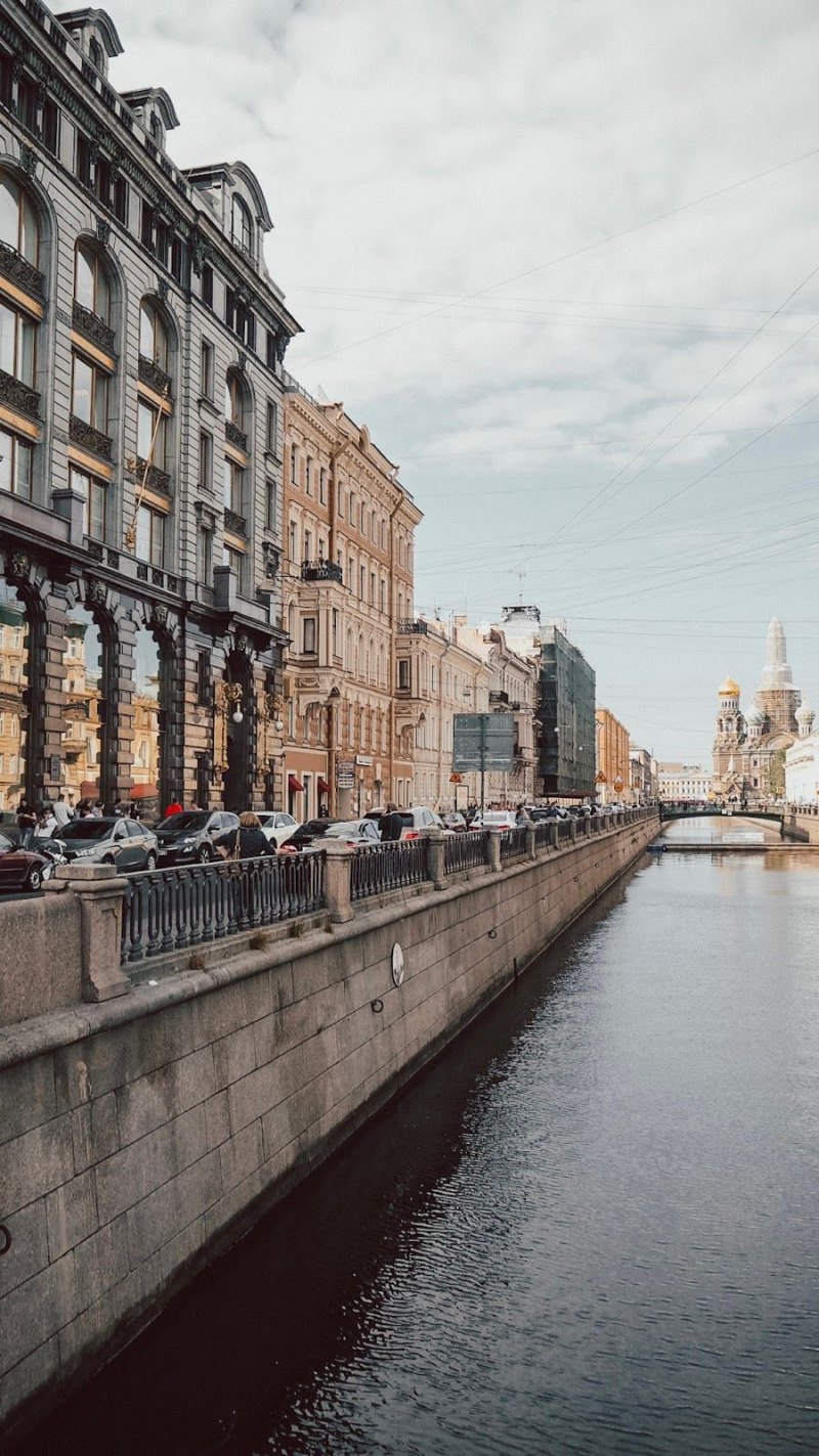 Городской фотопейзаж архитектура Питера