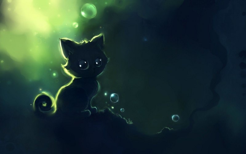 Кошка арт