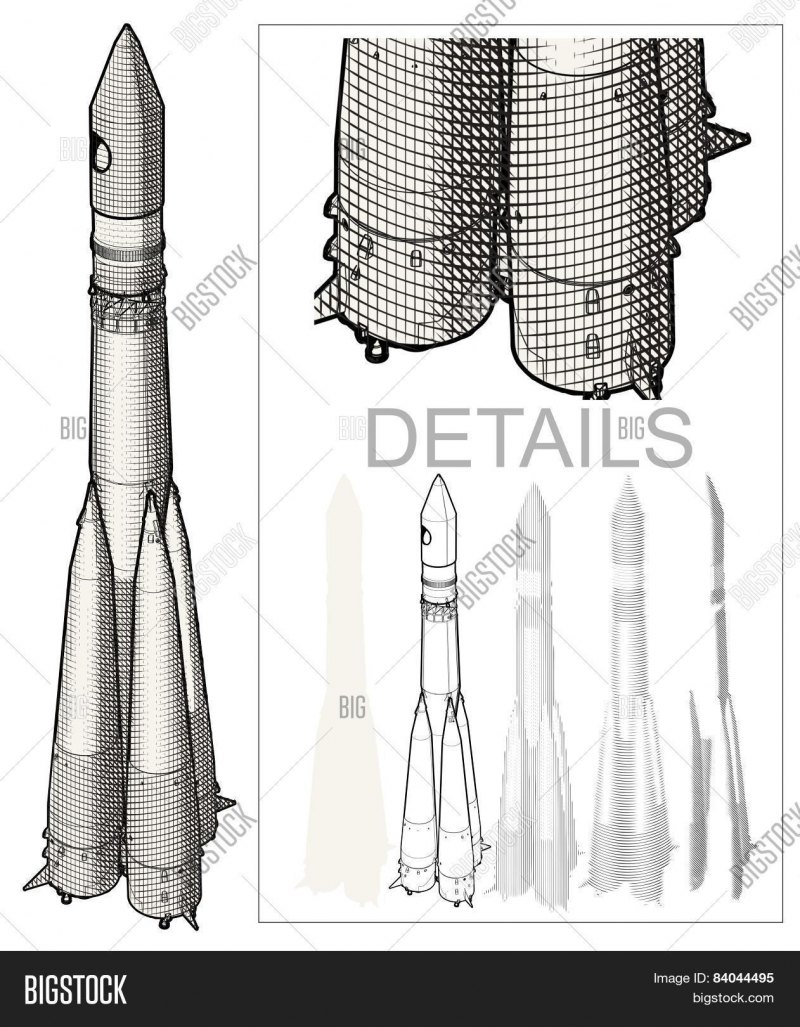 Модель ракеты Циолковского Восток