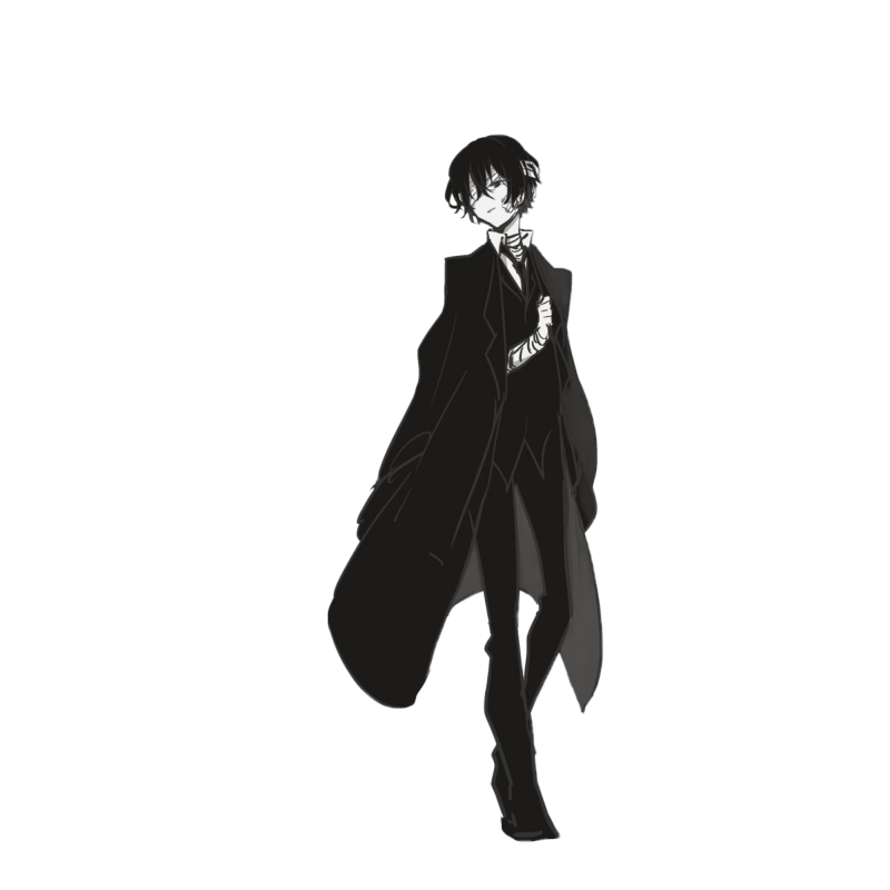 Дадзай Осаму арт горячий