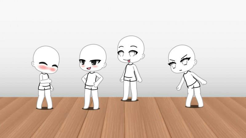 Gacha Life манекены