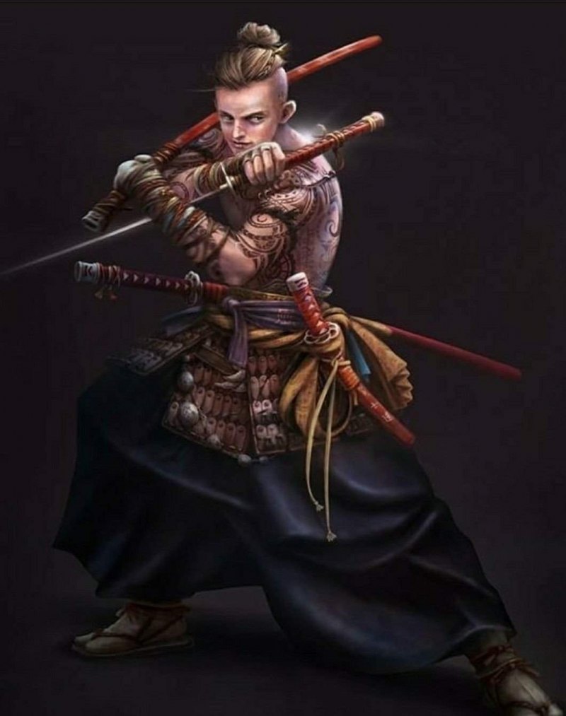 Воин Ронин Самурай