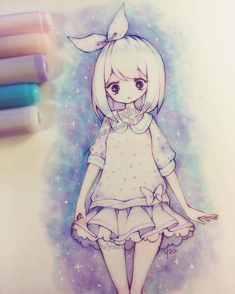 Милые арты для срисовки
