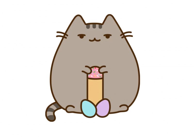 Серые котики мультяшные