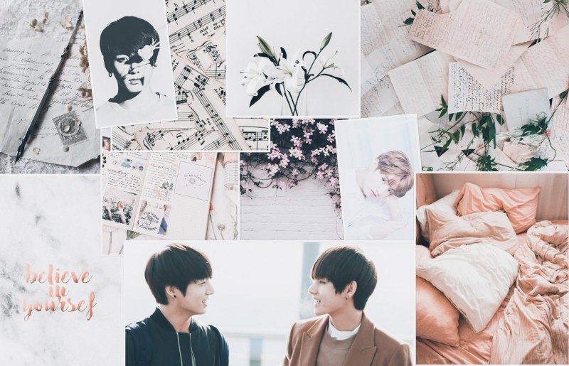 Эстетика BTS коллаж Шуга