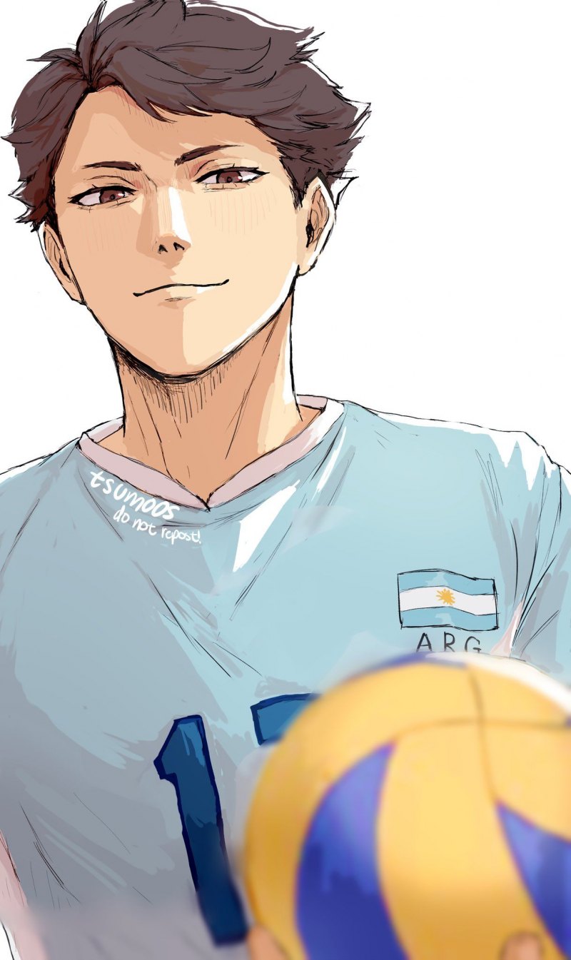 Аниме волейбол Ойкава заставка на рабочий стол