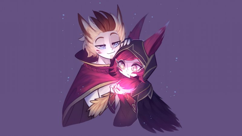 League of Legends шая и Рэйкан 18