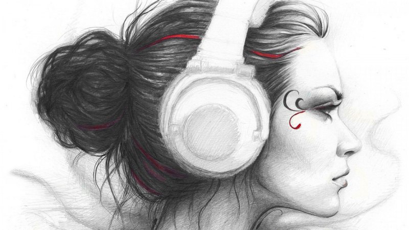 Рисунки девушек
