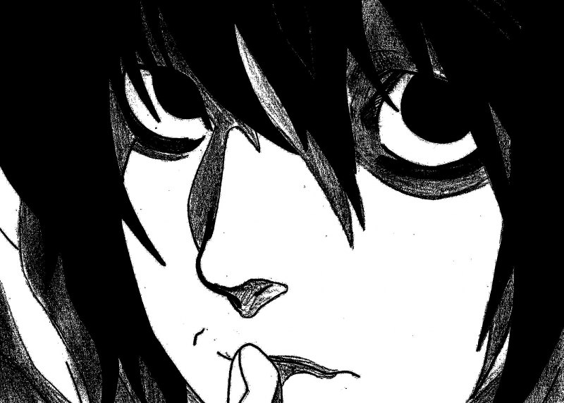 Аниме аватарки чб