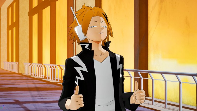 Аниме геройская Академия Каминари