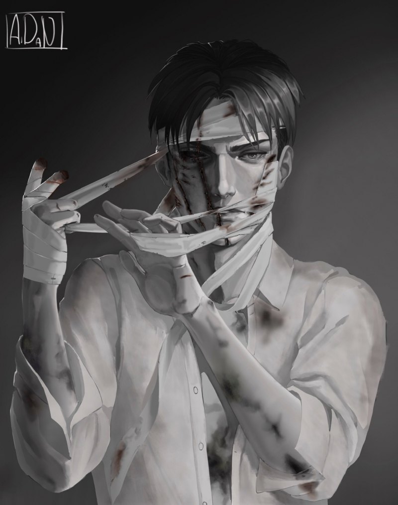 Леви Аккерман арт