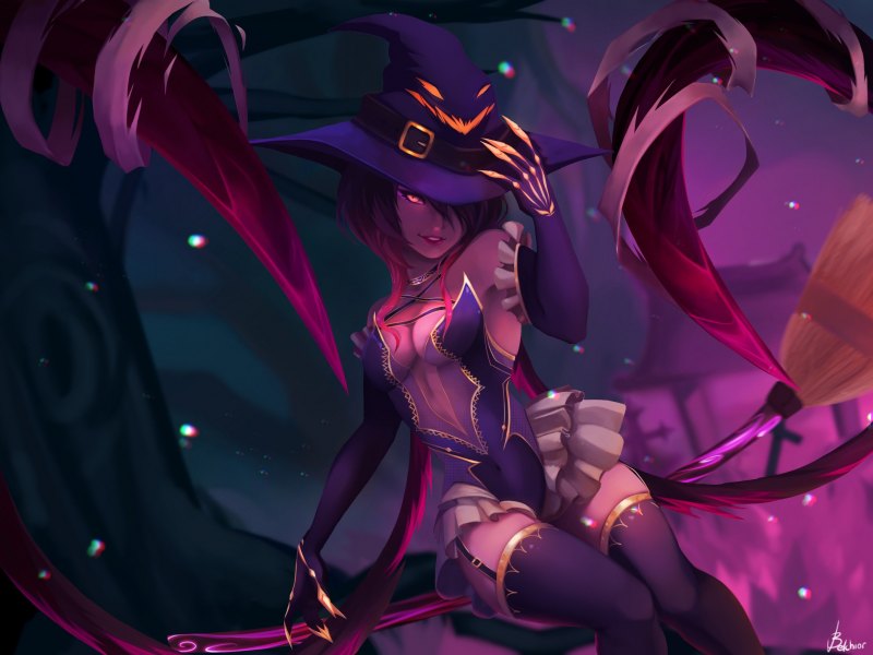Эвелин League of Legends Art